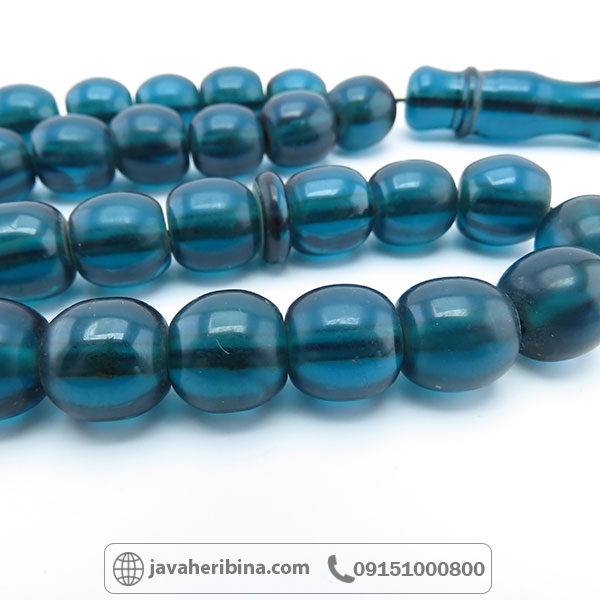 تسبیح سندلوس 33 دانه ای آبی _کد:34508