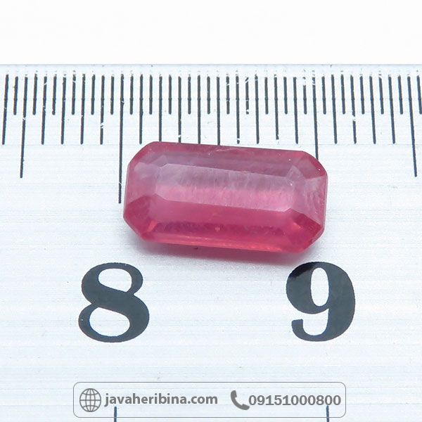 نگین انگشتر یاقوت سرخ زیبا _کد:34533