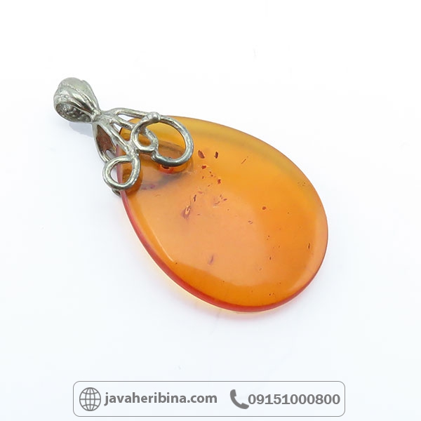 گردنبند کهربا زیبا _کد:34542