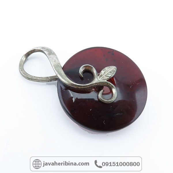 گردنبند کهربا زیبا و خاص _کد:34544