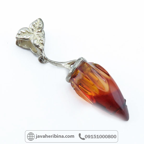 گردنبند کهربا زیبا _کد:34549