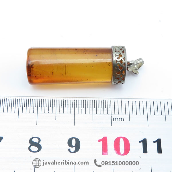 گردنبند کهربا زیبا _کد:34552
