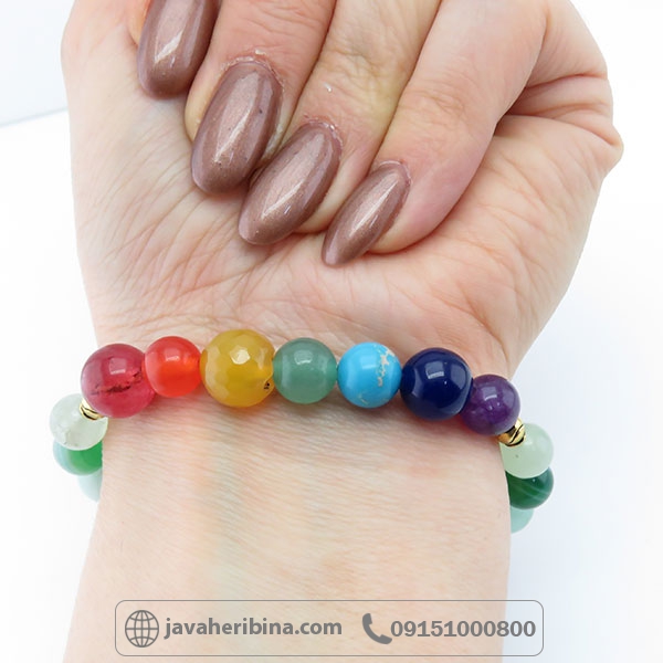 دستبند چند جواهر  _کد:34570