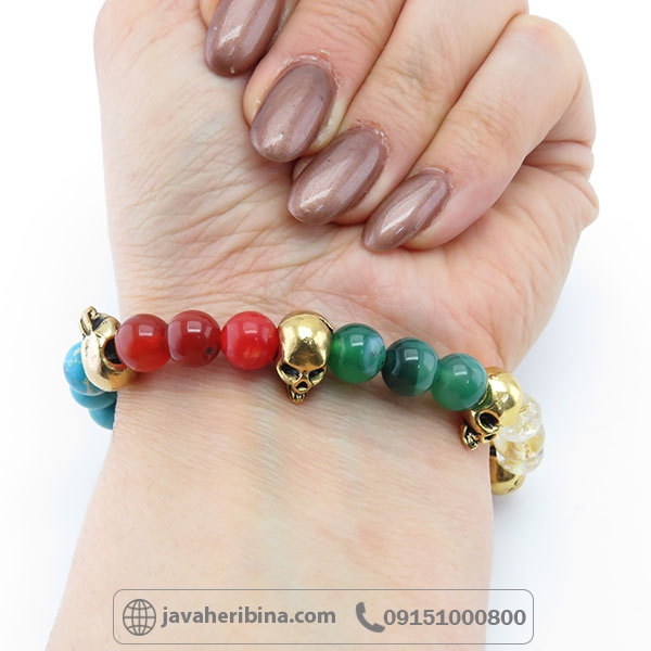 دستبند چند جواهر  _کد:34581