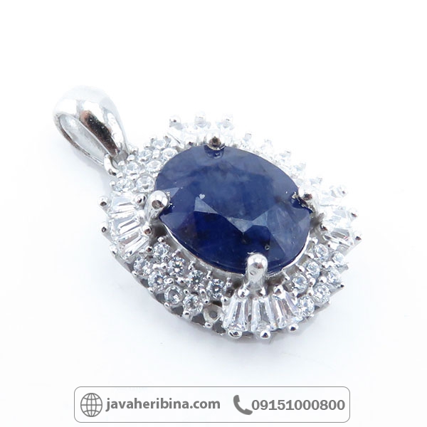 گردنبند یاقوت کبود درخشان _کد:34605
