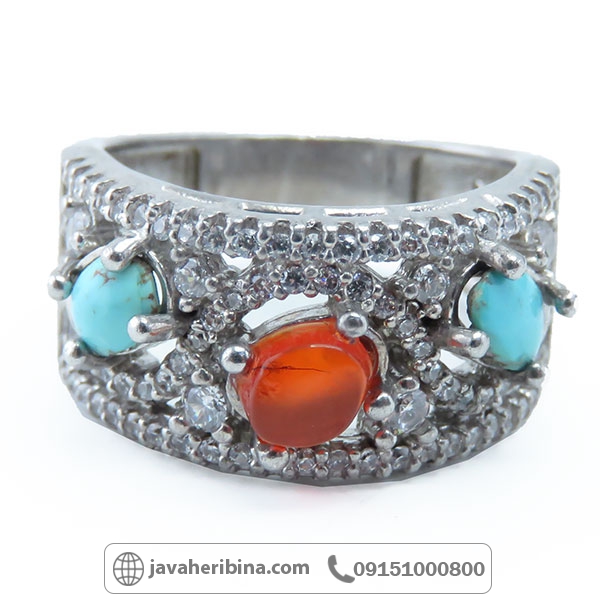 عقیق یمن و فیروزه نیشابور _کد:34609 عقیق یمن و فیروزه نیشابور _کد:34609