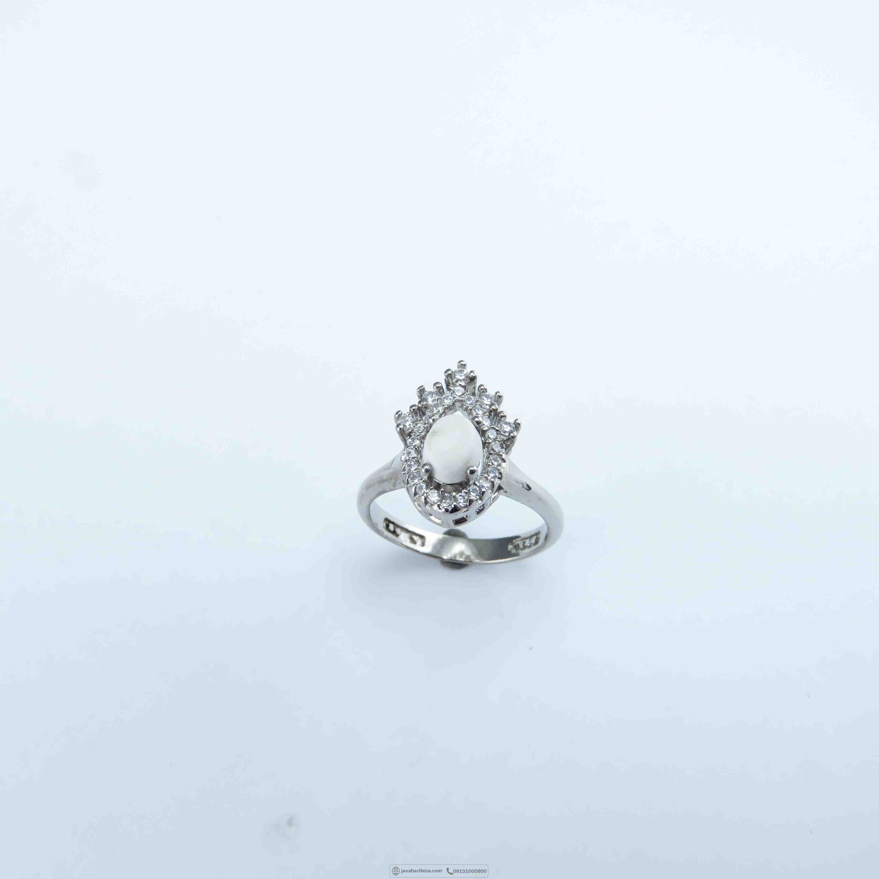 انگشتر خرمهره نقره زنانه _کد:34633