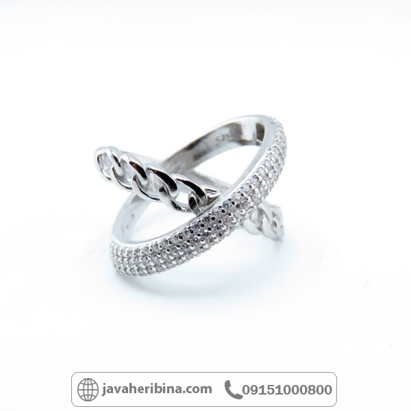 انگشتر نقره نقره زنانه طرح خاص _کد:34676