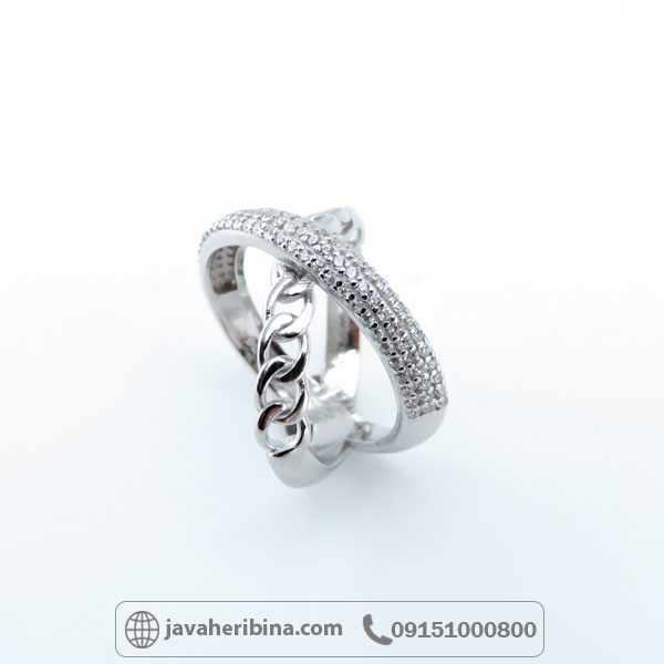 انگشتر نقره نقره زنانه طرح خاص _کد:34676