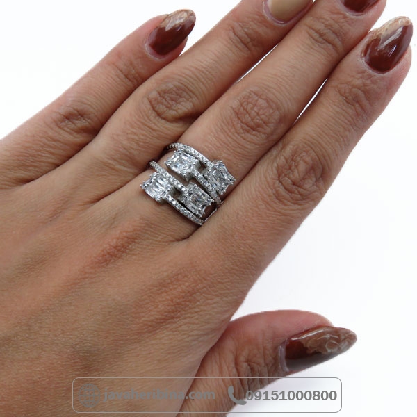انگشتر نقره زنانه بسیار زیبا و شیک _کد:34691