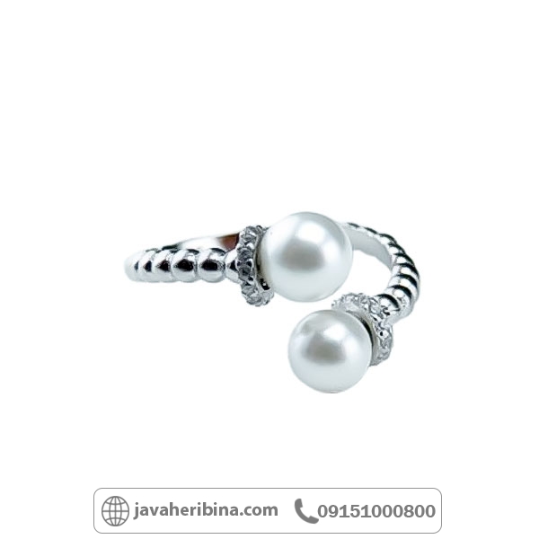 انگشتر مروارید نقره زنانه زیبا _کد:34692