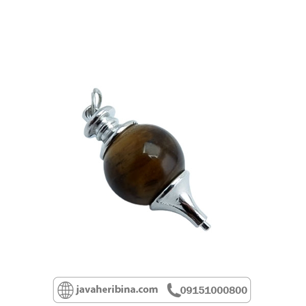 گردنبند چشم ببر مدل پاندولی _کد:34717