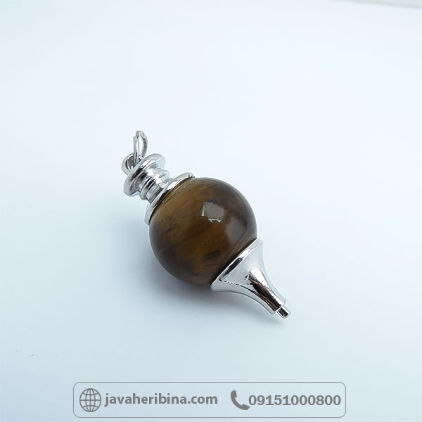 گردنبند چشم ببر مدل پاندولی _کد:34717