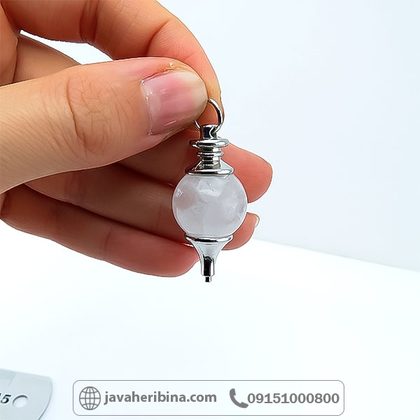 گردنبند کوارتز مدل پاندولی _کد:34719