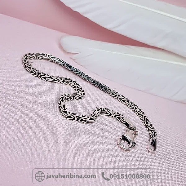 دستبند نقره کرال _کد:34723