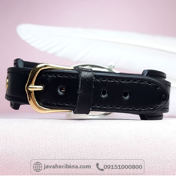 دستبند عقیق سیاه (اونیکس) با حکاکی یاعلی و چرم طبیعی _کد:34724