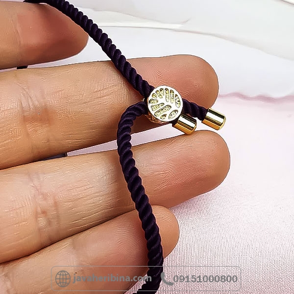 دستبند عقیق کبود با حکاکی علی _کد:34729