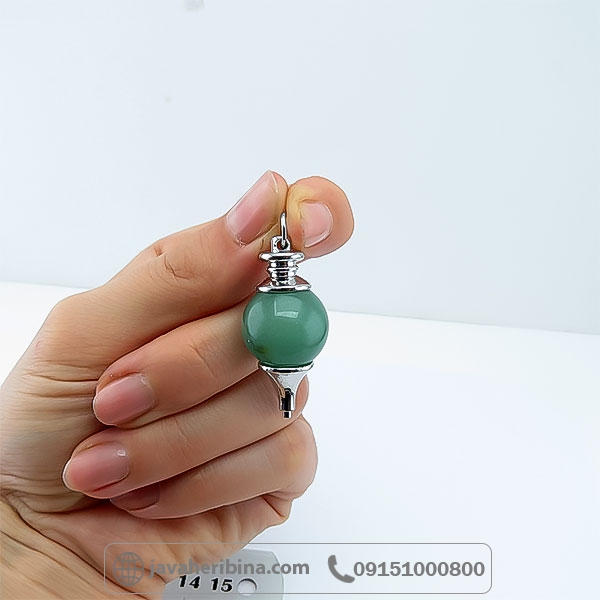 گردنبند آونتورین طرح پاندولی _کد:34730