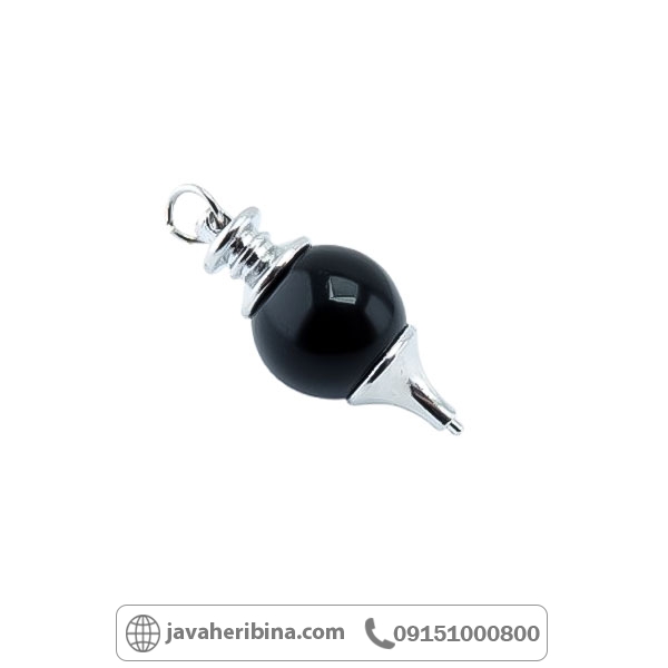 گردنبند عقیق سیاه (اونیکس) طرح پاندولی گردنبند عقیق سیاه (اونیکس) طرح پاندولی