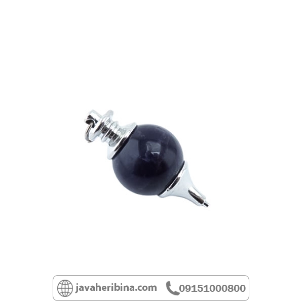 گردنبند آمتیست طرح پاندولی _کد:34734
