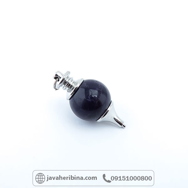گردنبند آمتیست طرح پاندولی _کد:34734