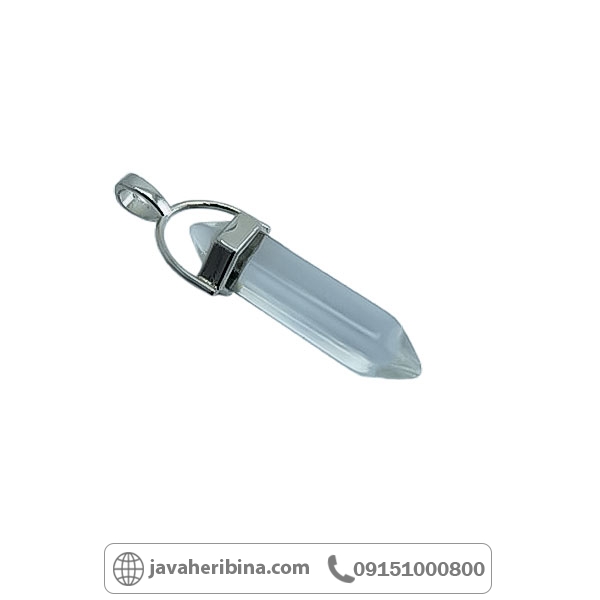 گردنبند کوارتز شفاف زیبا _کد:34754