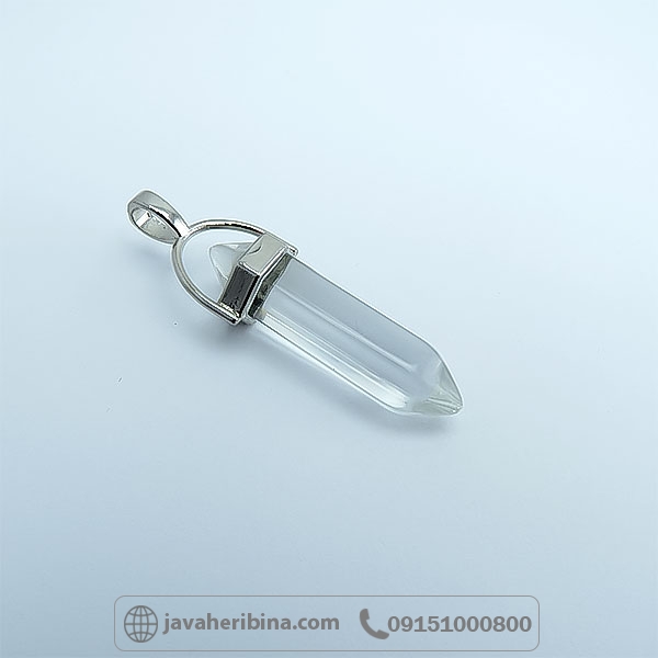 گردنبند کوارتز شفاف زیبا _کد:34754