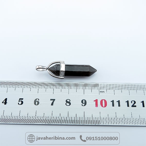 گردنبند کوارتز دودی زیبا و خوش تراش _کد:34761