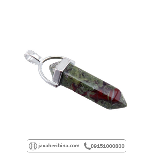 گردنبند سنگ خونبا تراش خاص _کد:34770