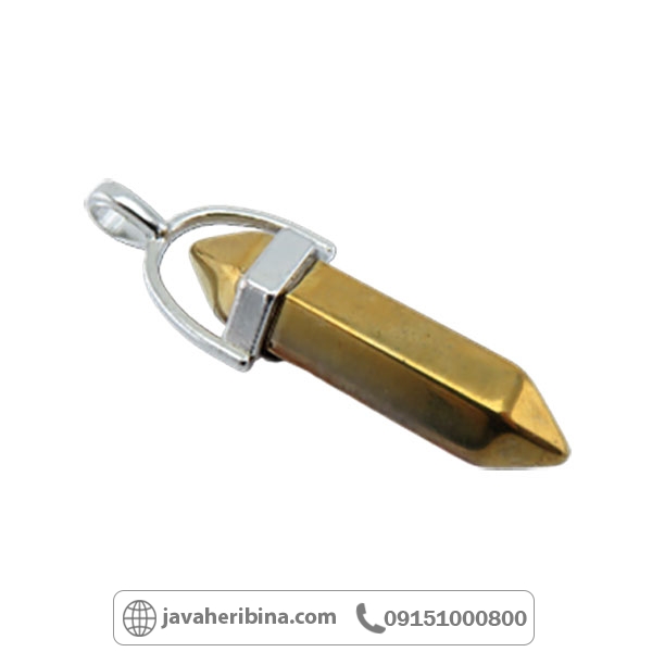 گردنبند حدید طلایی رنگ گردنبند حدید طلایی رنگ