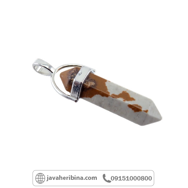 گردنبند رودونیت با طرح خاص و زیبا _کد:34772