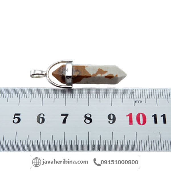 گردنبند رودونیت با طرح خاص و زیبا _کد:34772