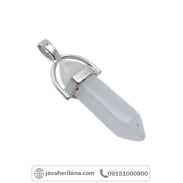 گردنبند رز کوارتز زیبا _کد:34776