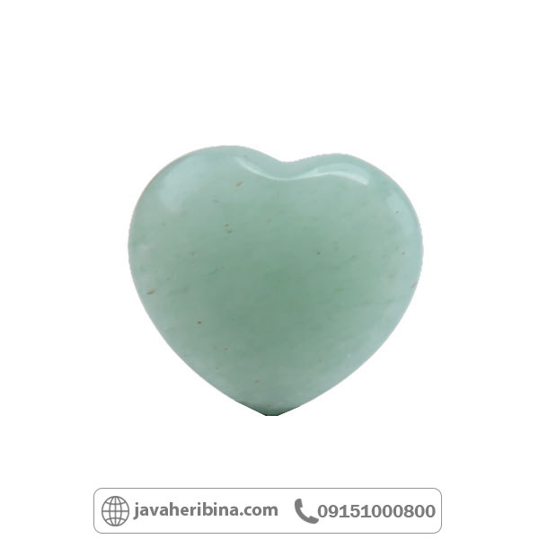 گردنبند آونتورین طرح قلب _کد:34783