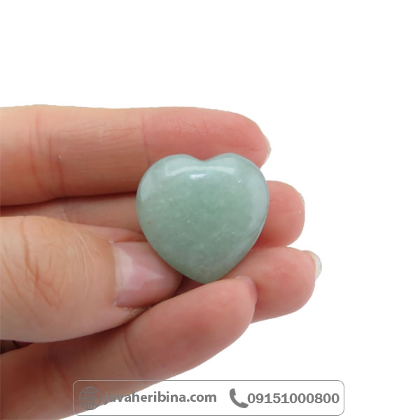 گردنبند آونتورین طرح قلب _کد:34783