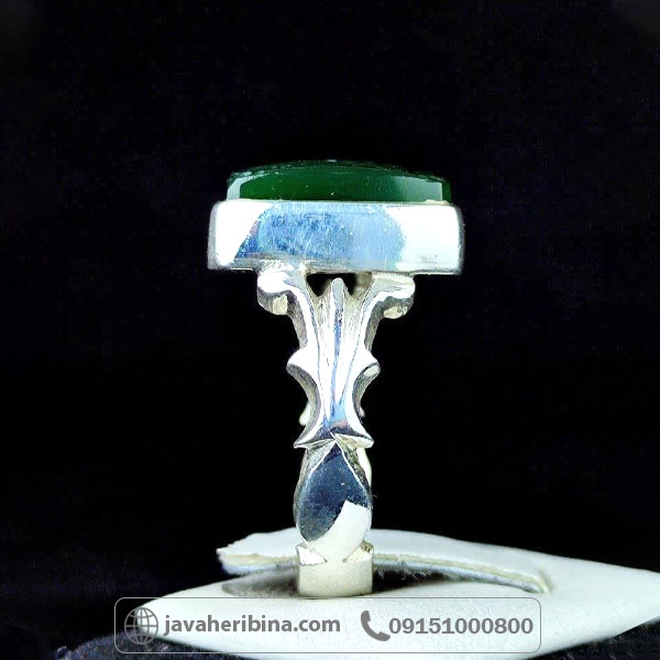 انگشتر یشم یمنی با حکاکی یا قتیل العبرات _کد:34808