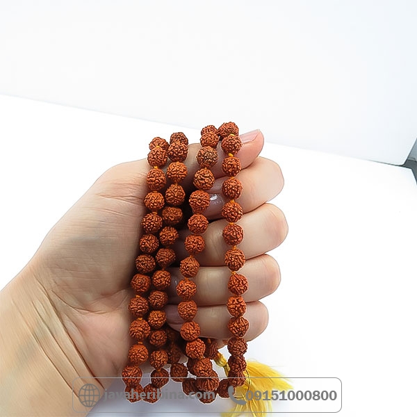تسبیح رودراکشا 108 دانه زیبا _کد:34829