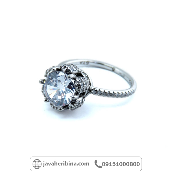 انگشتر نقره جواهری زنانه زیبا _کد:34866