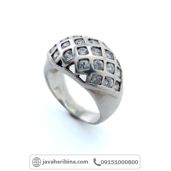 انگشتر نقره تایلندی نگین سوئیسی _کد:34878