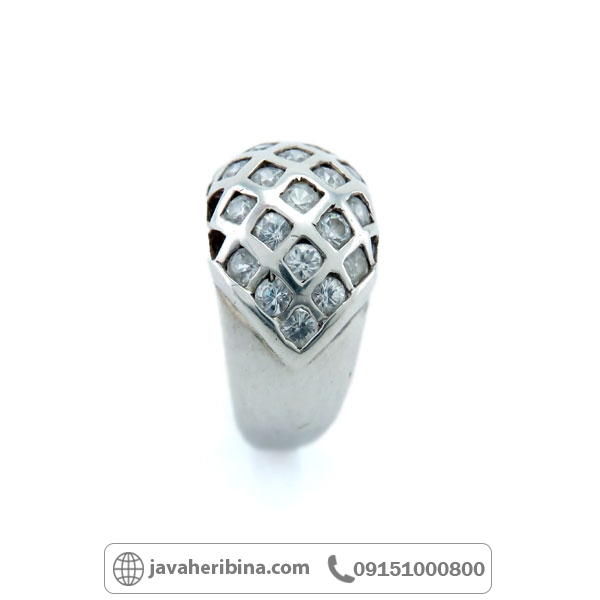 انگشتر نقره تایلندی نگین سوئیسی _کد:34878