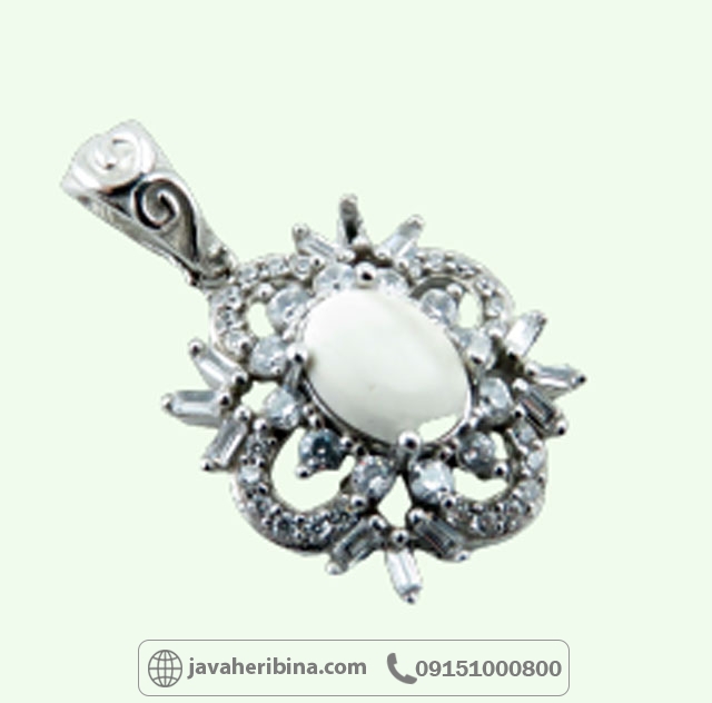 گردنبند خرمهره زنانه رودیوم خاص گردنبند خرمهره زنانه رودیوم خاص
