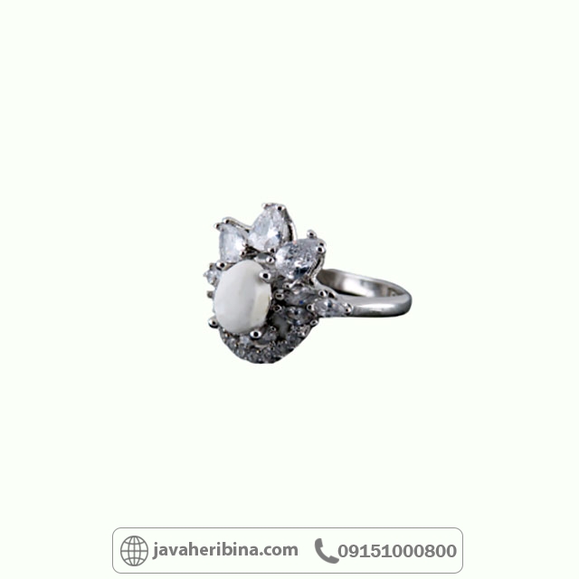 انگشتر خرمهره زنانه رودیوم خاص _کد:34883