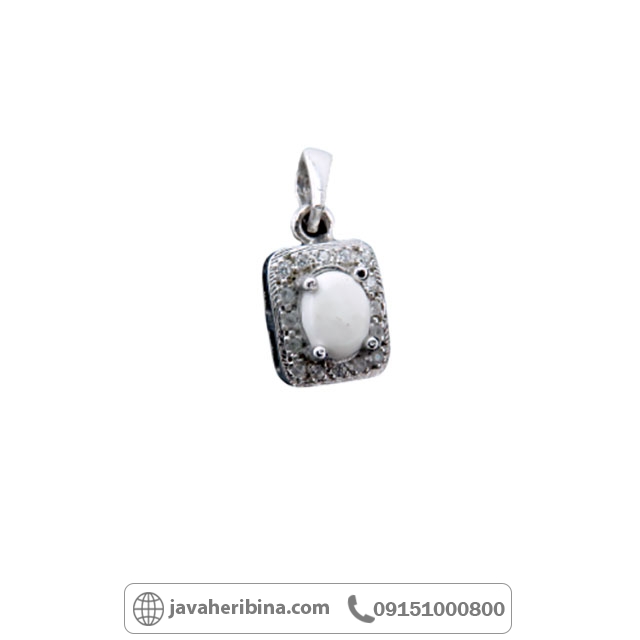 گردنبند خرمهره زنانه رودیوم ظریف و زیبا _کد:34887