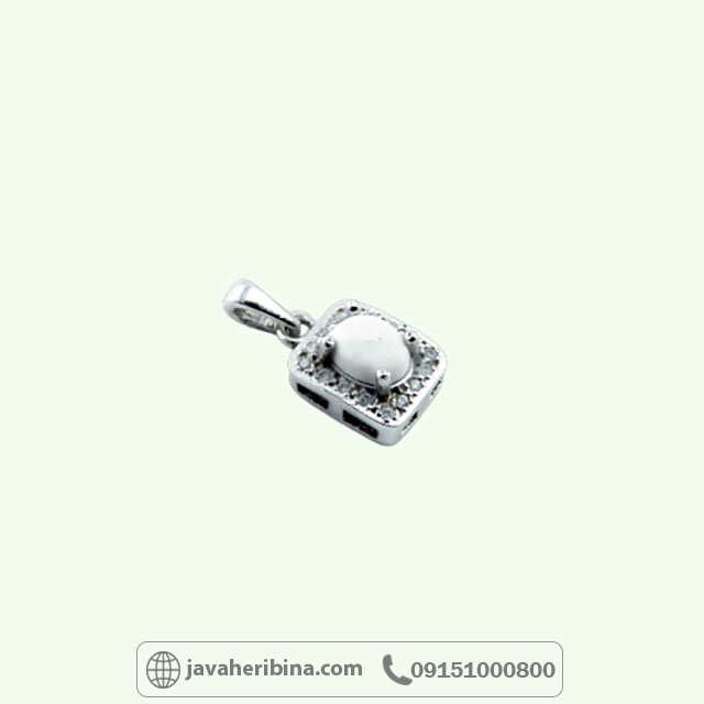 گردنبند خرمهره زنانه رودیوم ظریف و زیبا _کد:34887