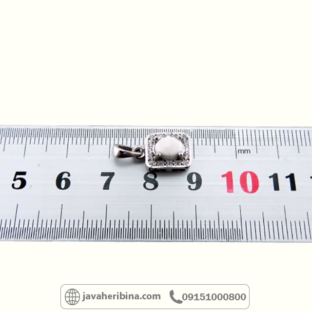 گردنبند خرمهره زنانه رودیوم ظریف و زیبا _کد:34887