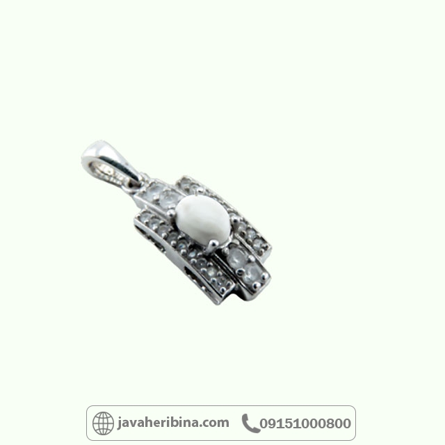 گردنبند خرمهره نقره زنانه بسیار زیبا _کد:34888
