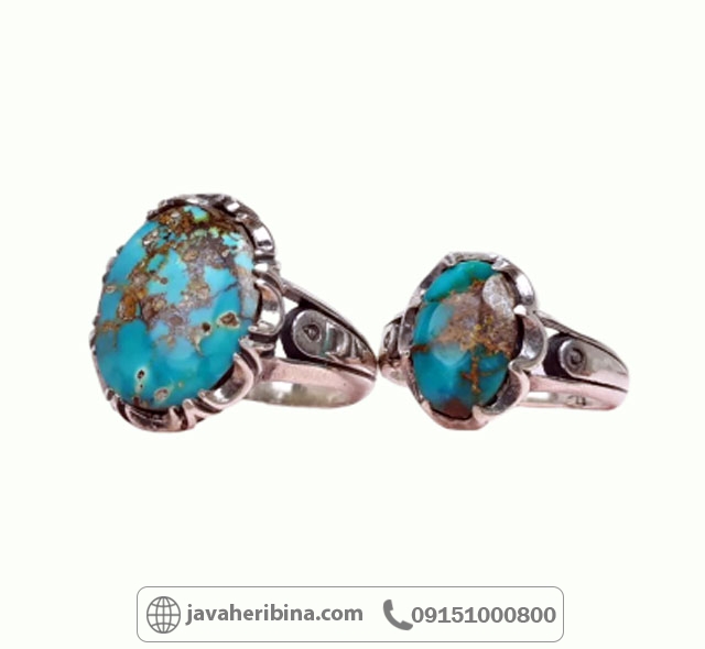 انگشتر فیروزه نیشابوری زنانه و مردانه زیبا _کد:34915