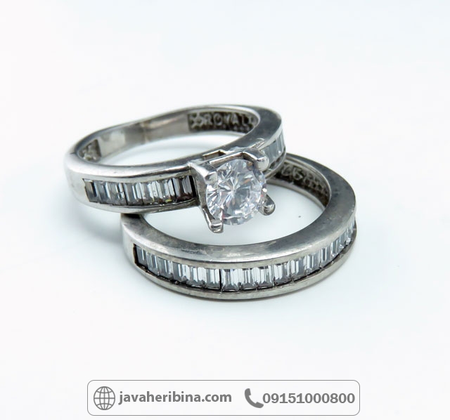 النگو نقره حلقه و پشت حلقه جواهری بسیار شیک _کد:34928 النگو نقره حلقه و پشت حلقه جواهری بسیار شیک _کد:34928