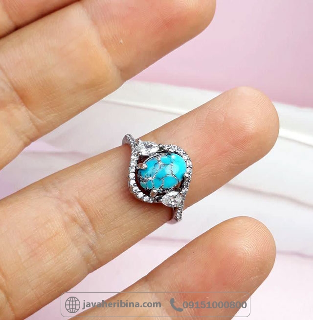 انگشتر فیروزه زنانه با حکاکی رب لاتذرنی فردا...جهت فرزنددار شدن _کد:34955 انگشتر فیروزه زنانه با حکاکی رب لاتذرنی فردا...جهت فرزنددار شدن _کد:34955