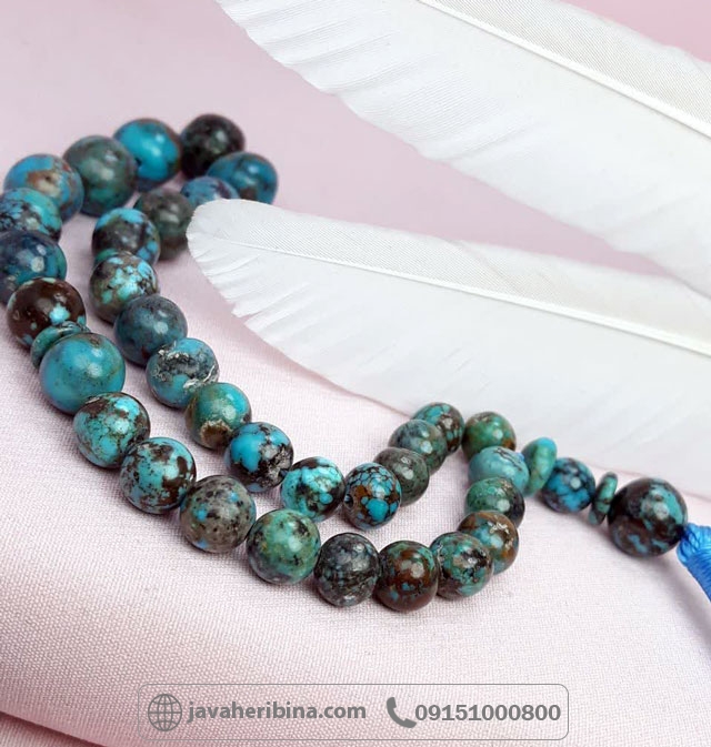 تسبیح فیروزه نیشابوری 33 دانه درشت _کد:34958 تسبیح فیروزه نیشابوری 33 دانه درشت _کد:34958